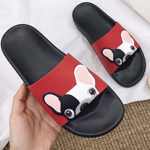 boston terrier slippers